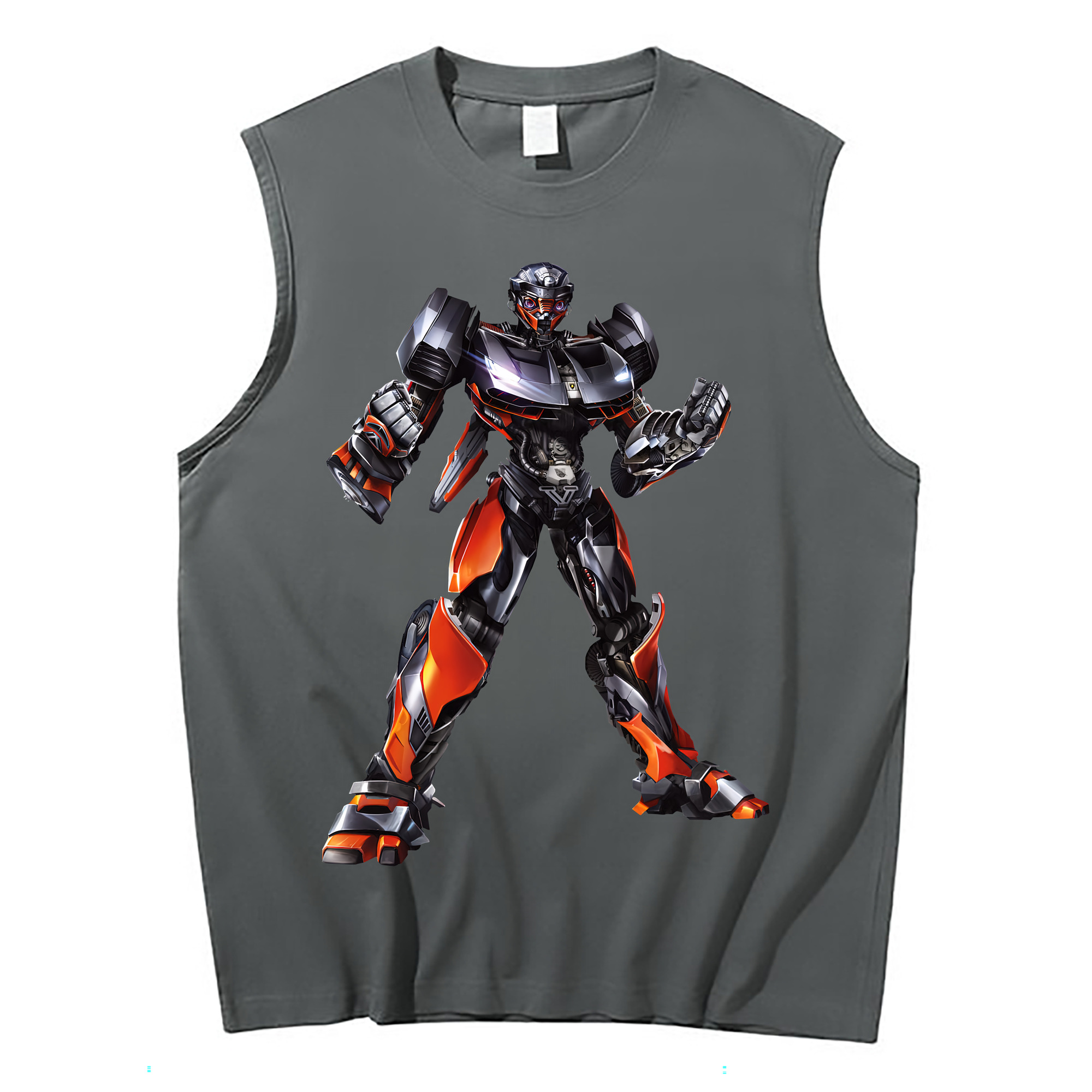（画像用） Transformers トランスフォーマー コットン100％タンクトップ（フロントプリント）